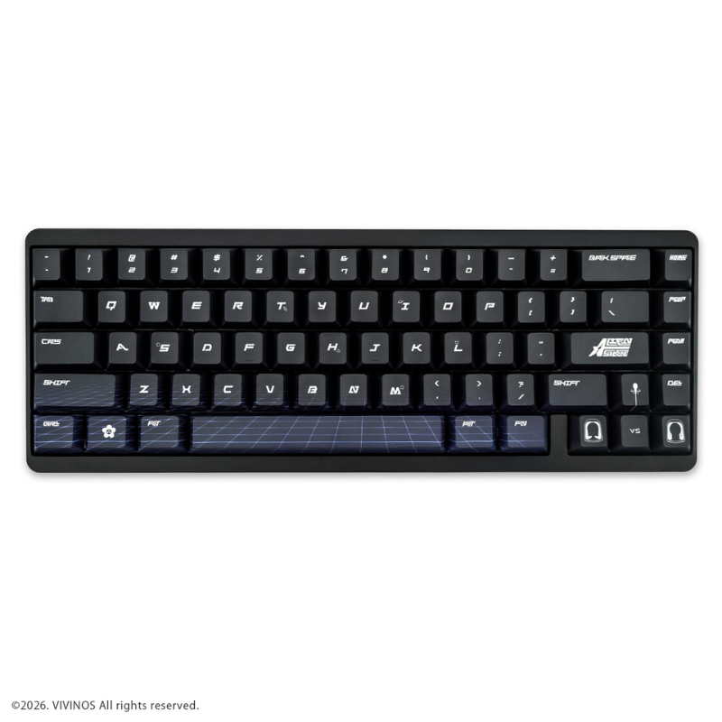 ALIEN STAGE × FUMOKORE Keyboard (VARMILO) English layout VARMILO × FUMOKORE Marble HE axis