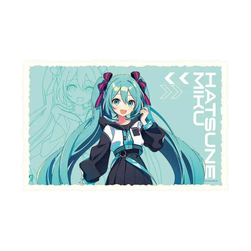 Hatsune Miku - Piapro Characters WE!FLASH Fleece Blanket - Hatsune Miku - Fleece Blanket - Harumio