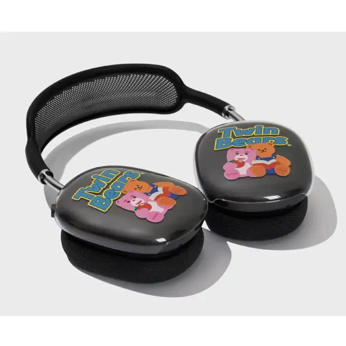 Wiggle Wiggle x Bellygom - Twin Bears AirPods Max Cover - Wiggle Wiggle - Home & Living, Accessories - Harumio