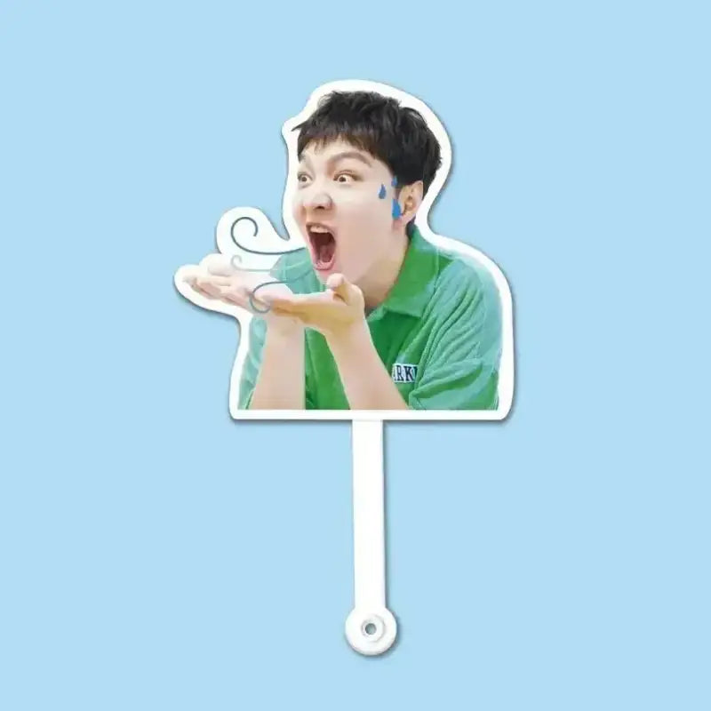 Lee Chang-seop's Strange Idea [Humidity] - Folding Fan - Marpple Shop - Folding Fan - Harumio