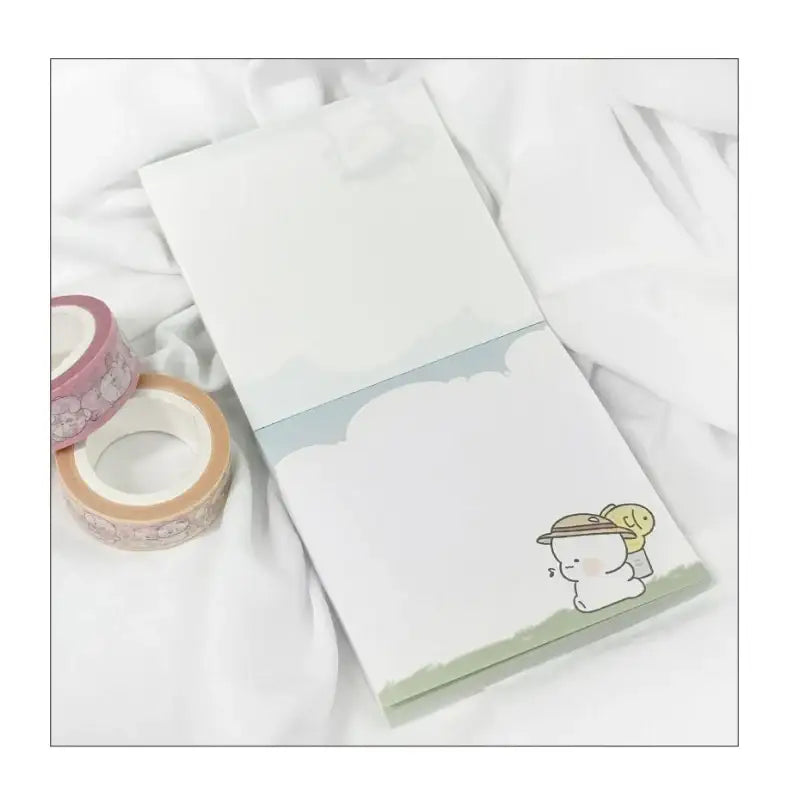 Ggongdal x Artrank - Healing Bear Memo Pad - ARTRANK - Memo Pads - Harumio
