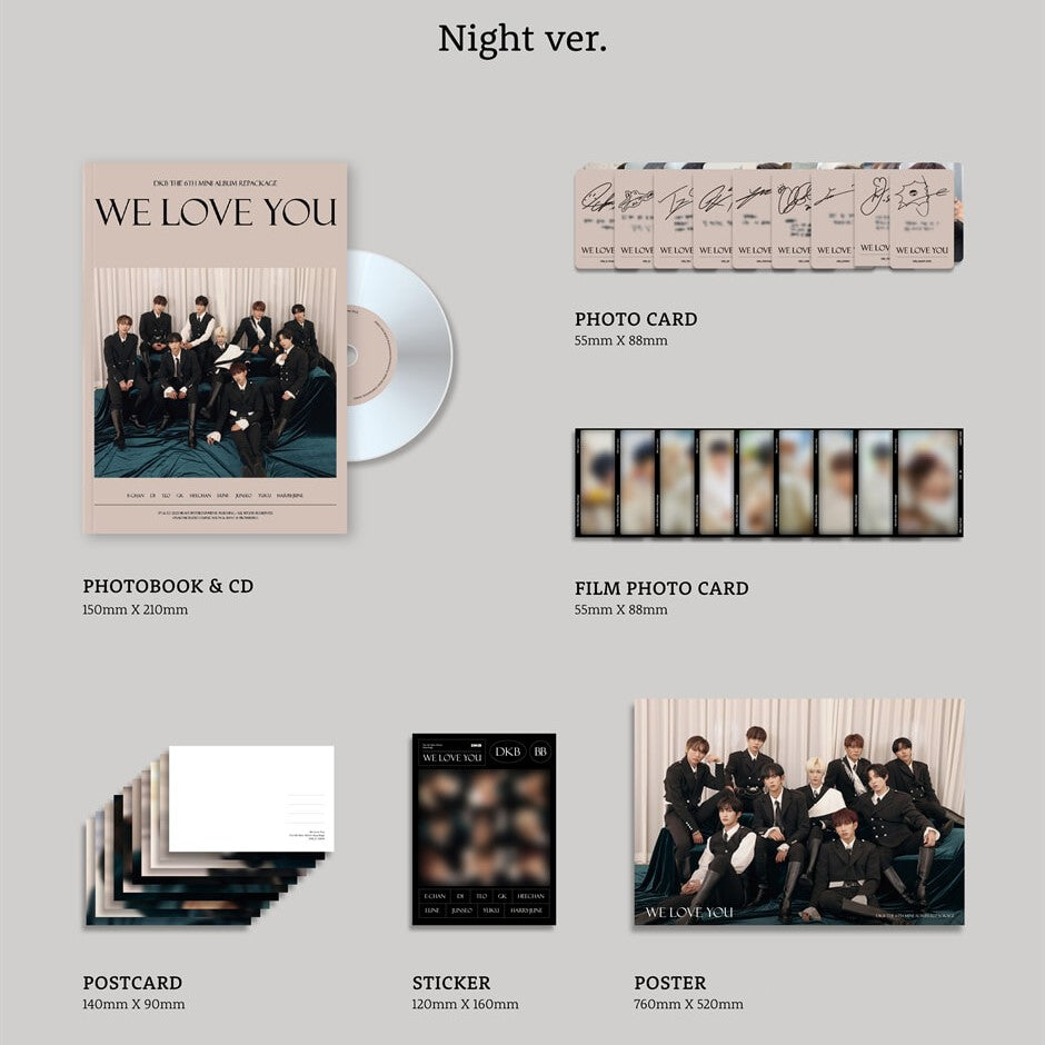 DKB - We Love You : 6th Mini Album Repackage (Night Ver.)