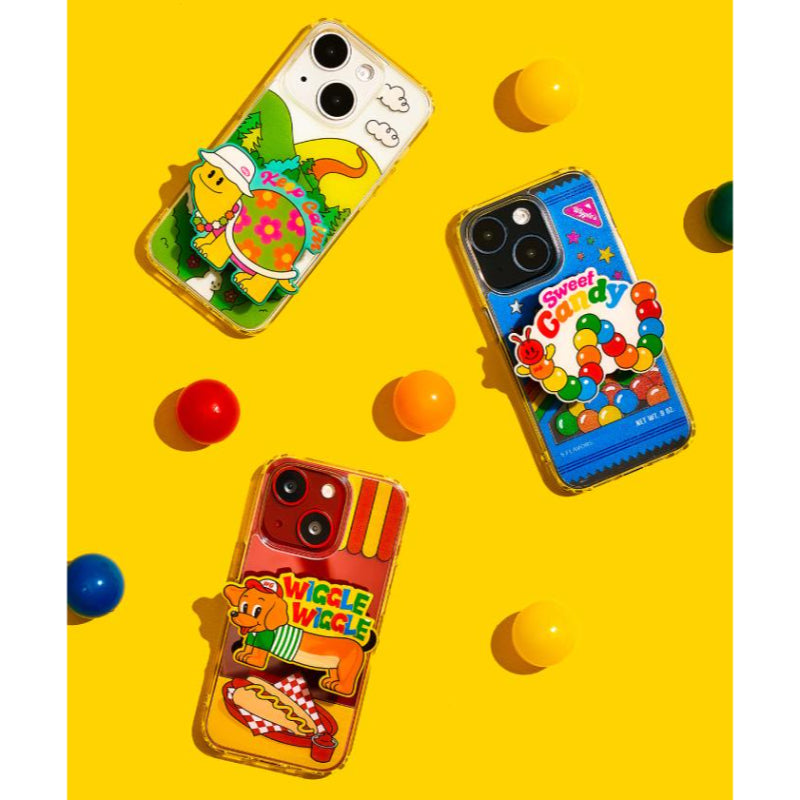 Wiggle Wiggle - Samsung Series Transparent Case & Big Griptok Set 4