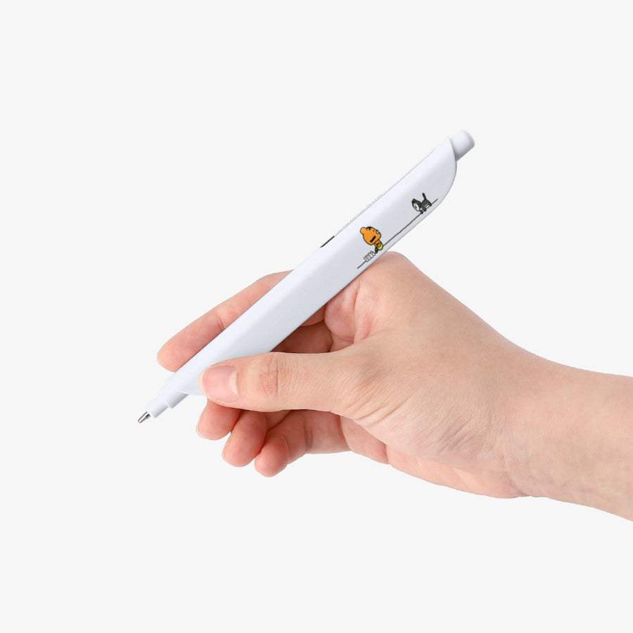 Timid Tiger Coco - White Regular Clip Pen - Marpple Shop - Clip Pen - Harumio