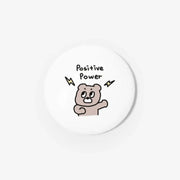 Song Song - Positive Power Pin Button - Marpple Shop - Pin Button - Harumio
