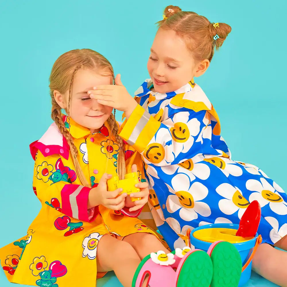 Wiggle Wiggle - Kids Raincoat - Wiggle Wiggle - Raincoat - Harumio