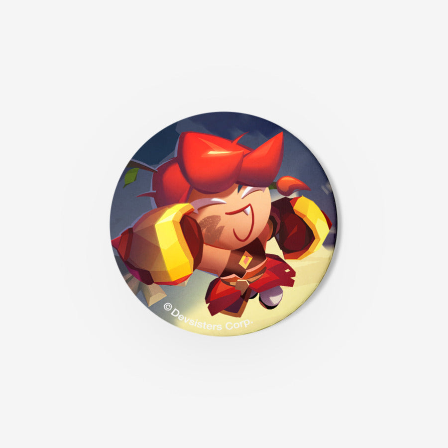 Cookie Run : Tower of Adventure - Crushed Pepper Cookie Pin Button - Marpple Shop - Pin Button - Harumio
