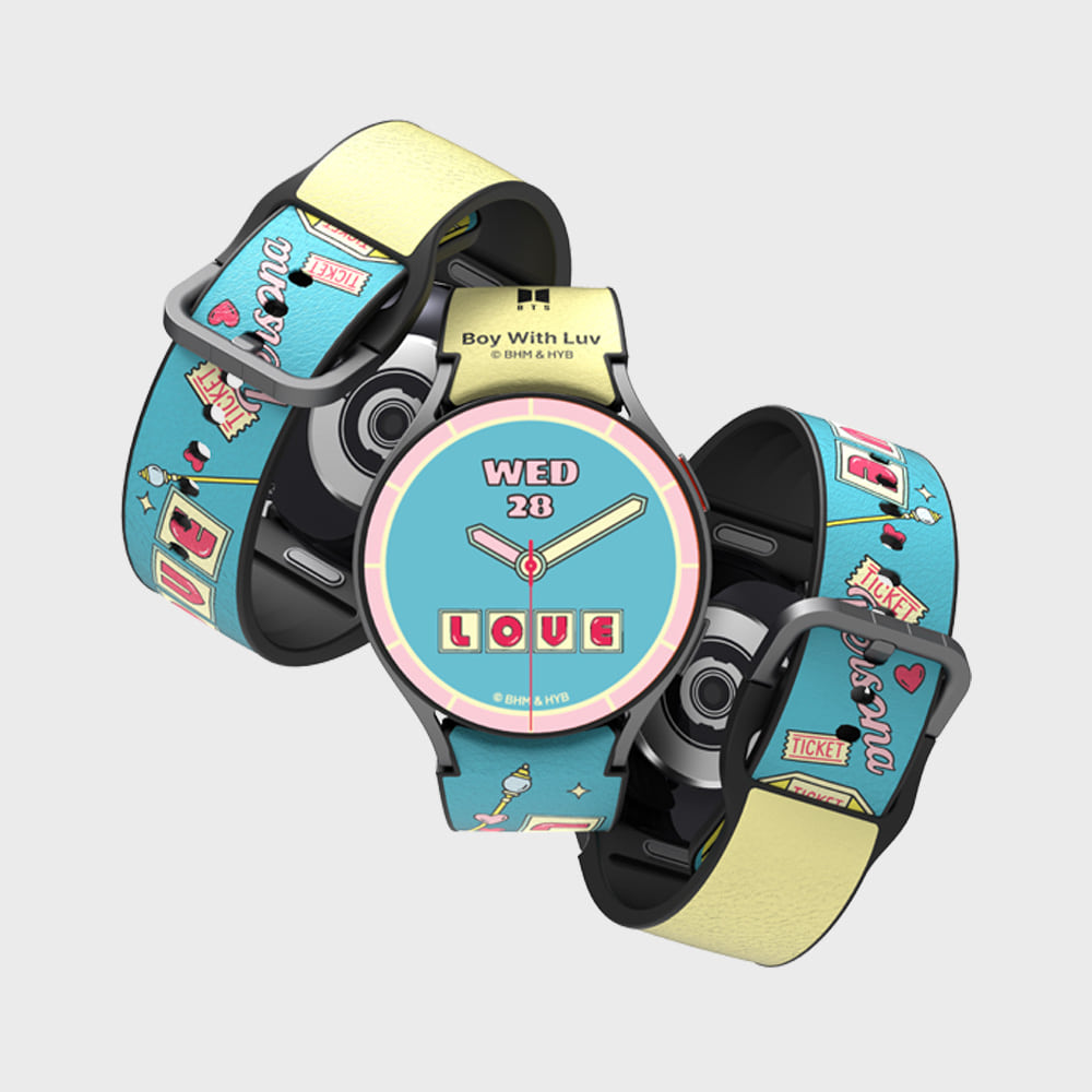 SLBS - BTS Boy With Luv Music Theme Hybrid Watch Strap (Galaxy Watch6)