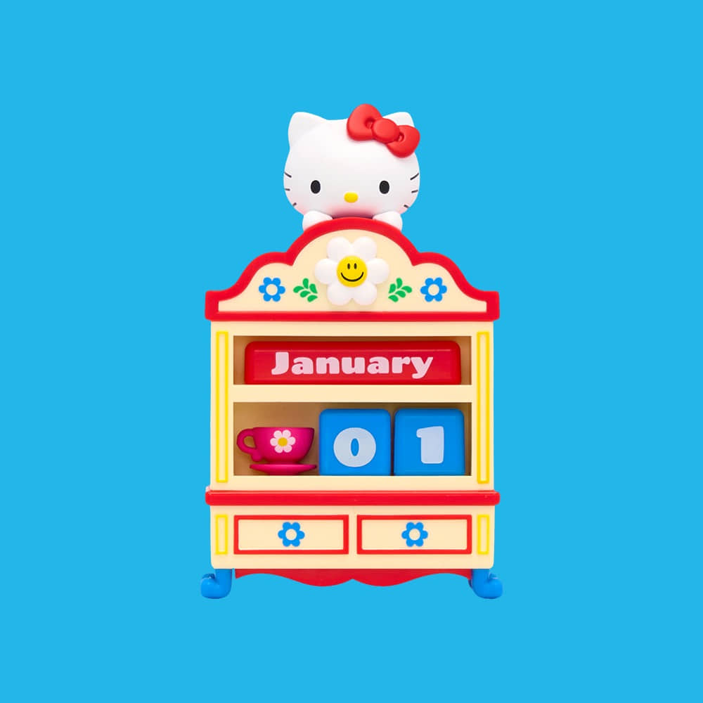 Hello Kitty x Wiggle Wiggle - Cozy Time Figure Perpetual Calendar