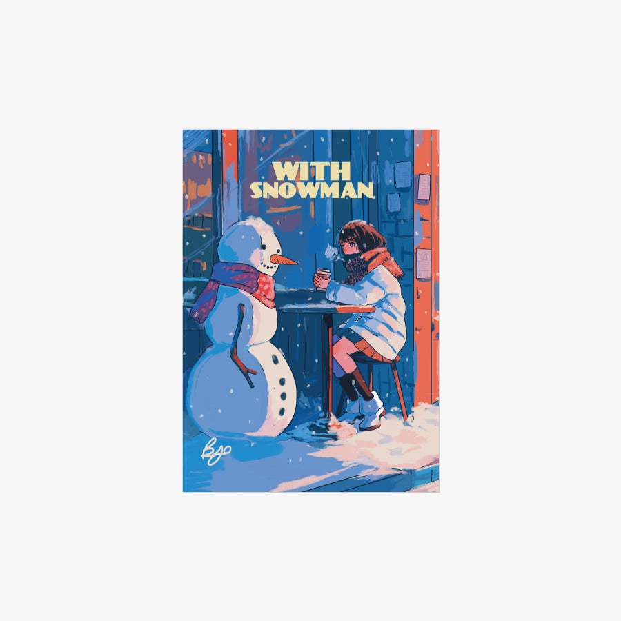 BYOart - Snowman A4 Poster - Marpple Shop - Poster - Harumio