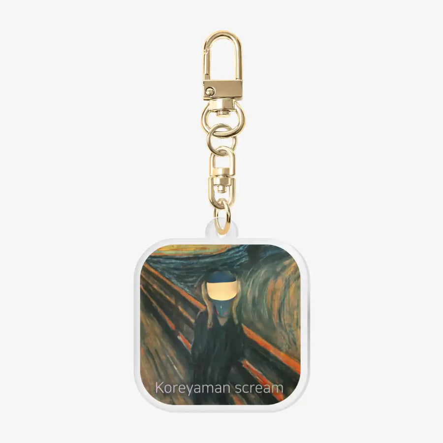 Koreyaman - Scream Transparent Acrylic Keyring - Marpple Shop - Keyring - Harumio