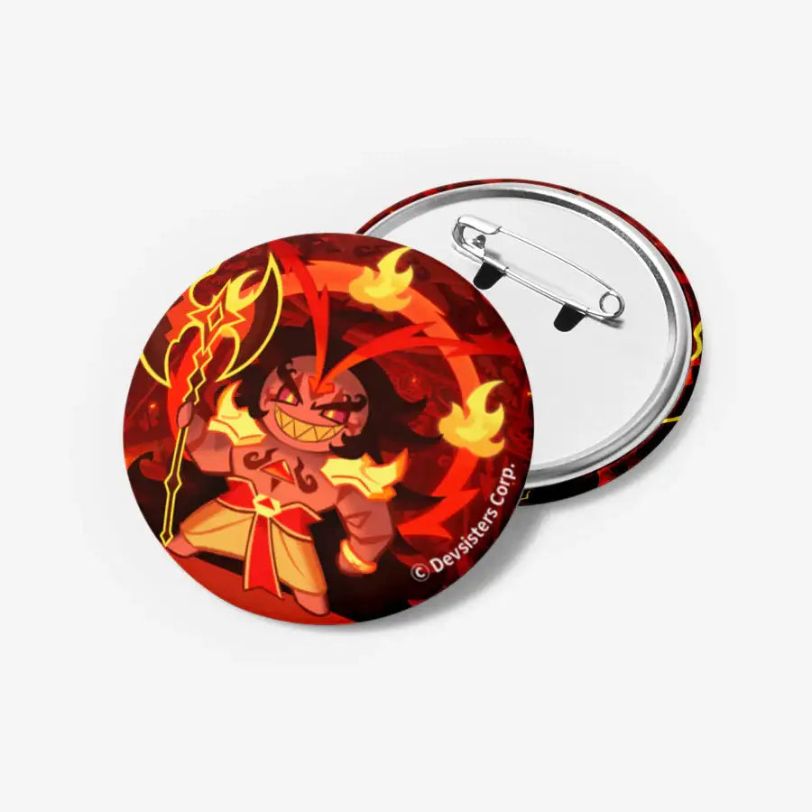 Cookie Run : Kingdom - Burning Spice Cookie Pin Button - Marpple Shop - Pin Button - Harumio