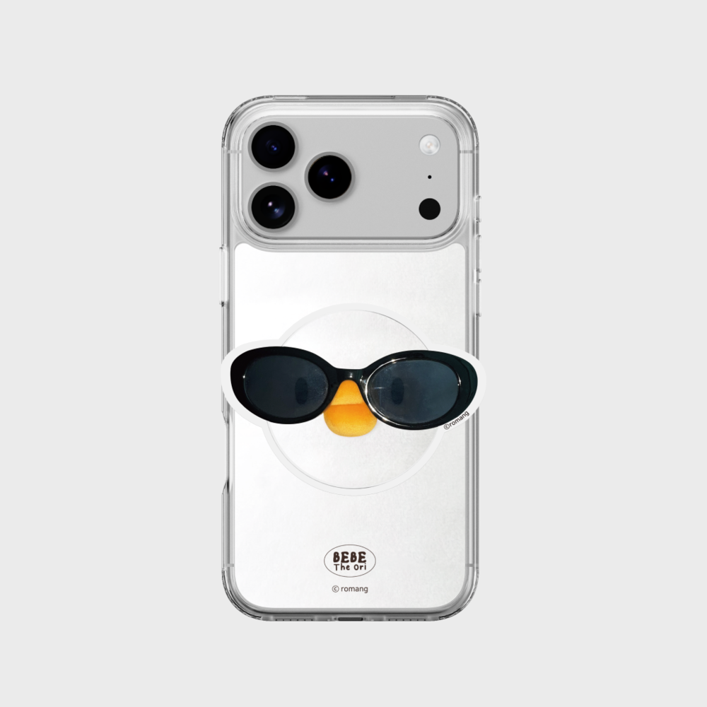 BEBE!Ori x SLBS - Bebe the Ori Face Clear Magnet Case 3-Piece Set (iPhone 17 Series)