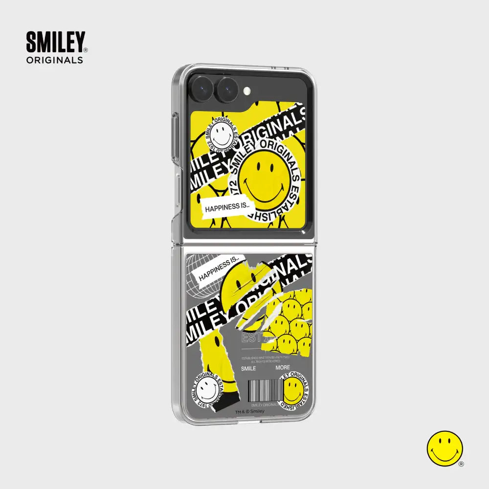 SLBS - Smiley Flip Suit Card (Galaxy Z Flip6) - SLBS - flip suit card - Harumio