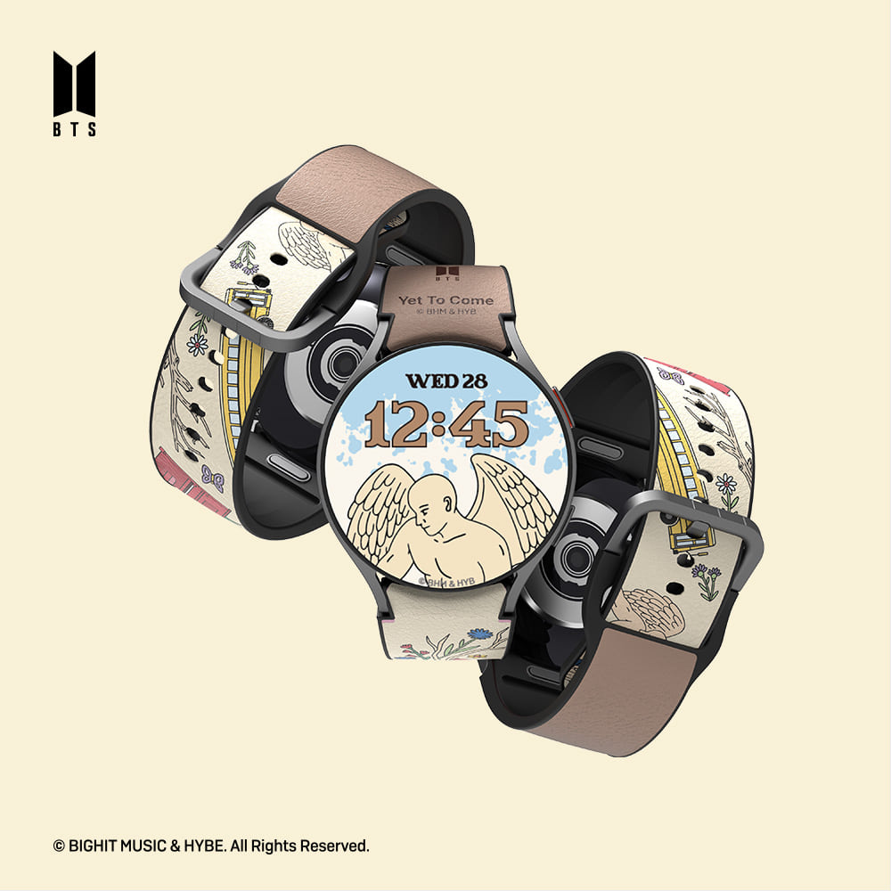 SLBS - BTS Yet To Come Music Theme Hybrid Watch Strap (Galaxy Watch6)