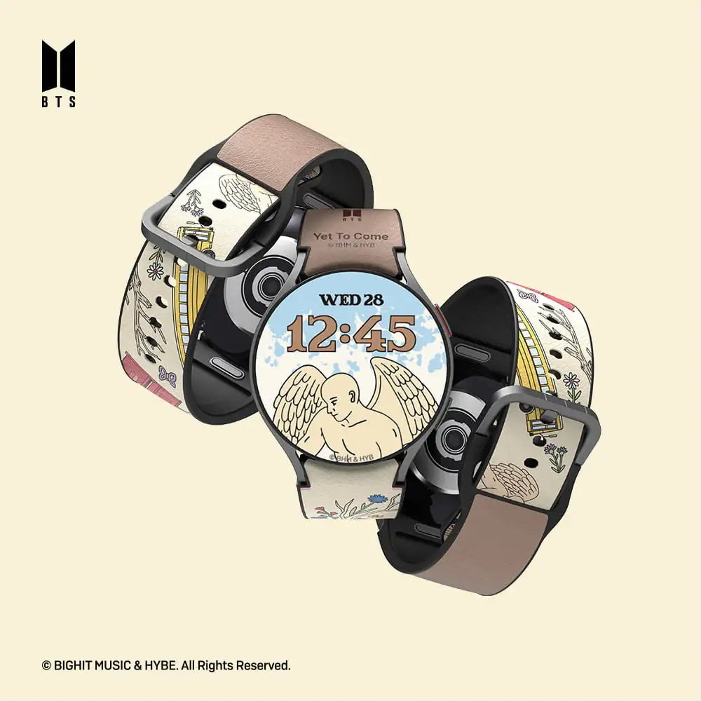 SLBS - BTS Yet To Come Music Theme Hybrid Watch Strap (Galaxy Watch6) - SLBS - Home & Living, Accessories - Harumio