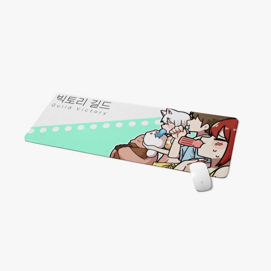 Don't Worry, Dear NPC! - Victory Guild Long Pad (Summer version) - Marpple Shop - Desk Pad - Harumio