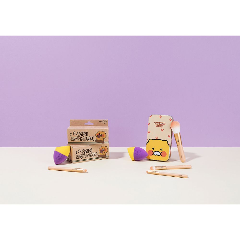 Kakao Friends - Choonsik Brush and Sponge Set