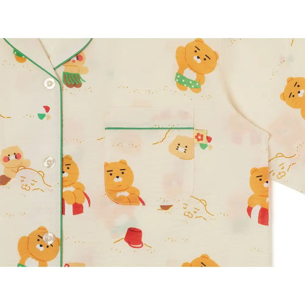 Kakao Friends - Sandplay Summer Men Pajamas Set - Kakao Friends - Clothing - Harumio