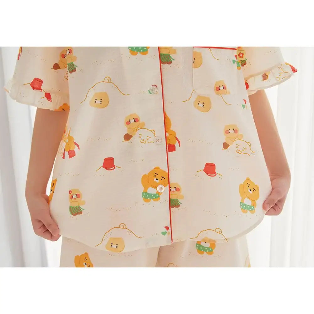 Kakao Friends - Sandplay Cooling Women Pajamas Set - Kakao Friends - Clothing - Harumio