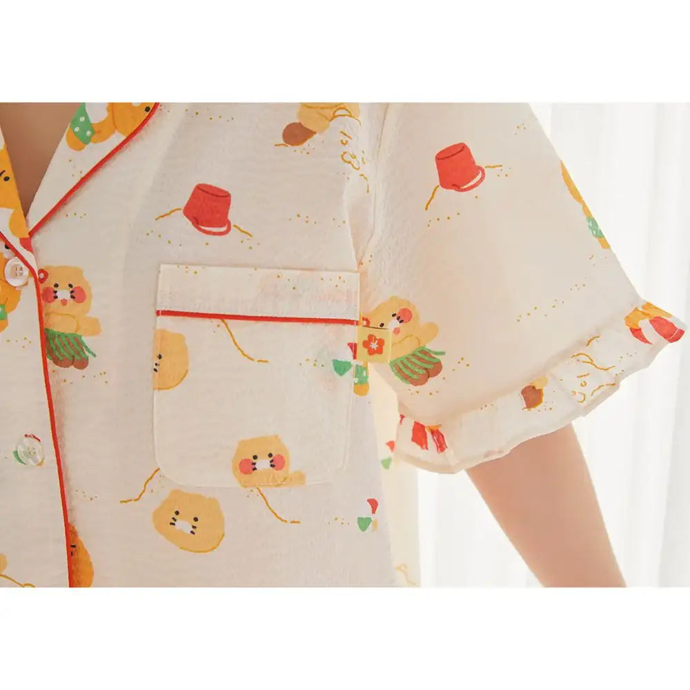 Kakao Friends - Sandplay Cooling Women Pajamas Set - Kakao Friends - Clothing - Harumio