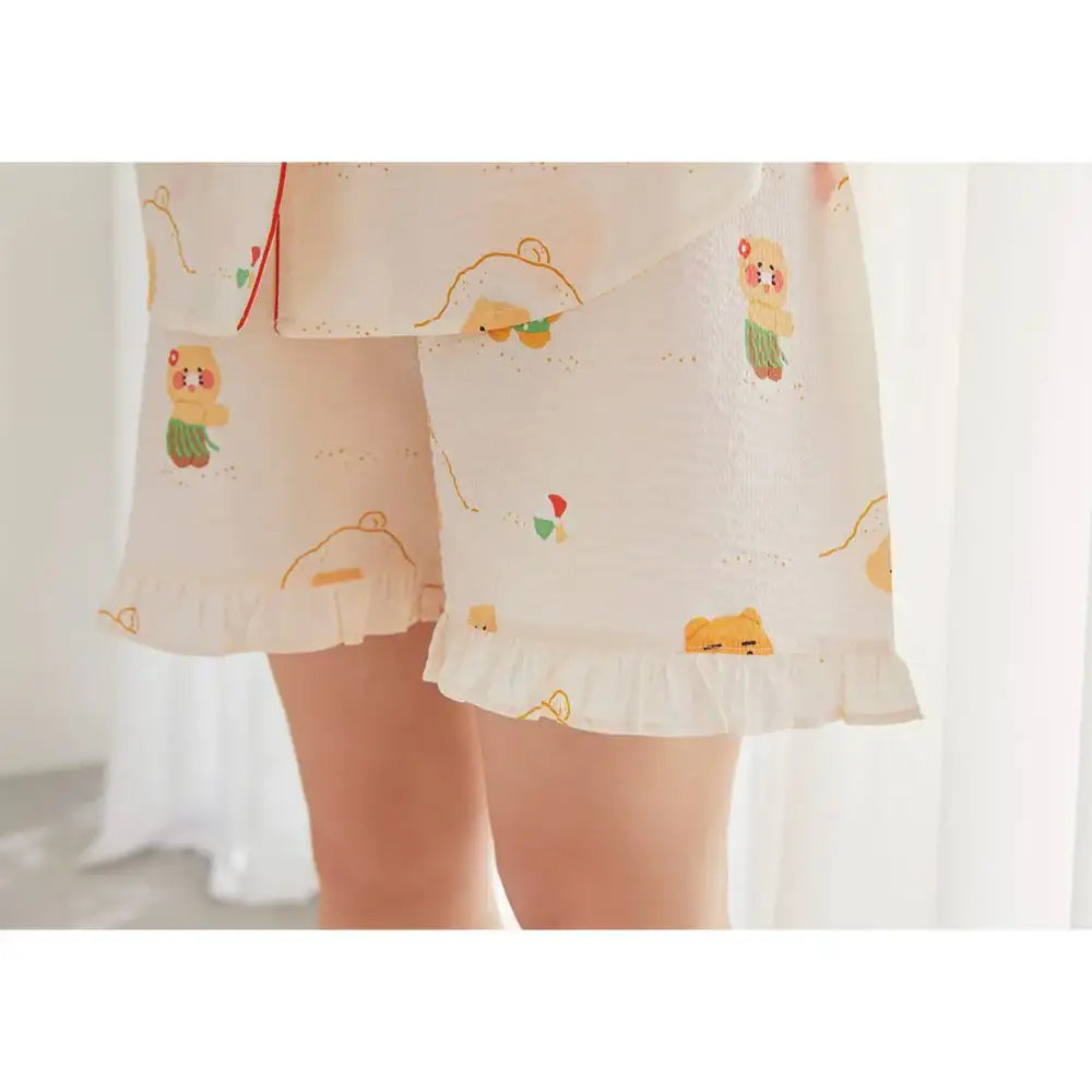 Kakao Friends - Sandplay Cooling Women Pajamas Set - Kakao Friends - Clothing - Harumio