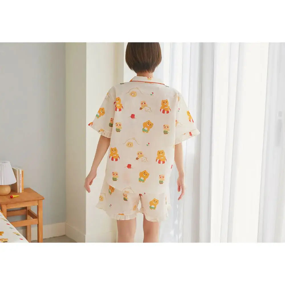 Kakao Friends - Sandplay Cooling Women Pajamas Set - Kakao Friends - Clothing - Harumio
