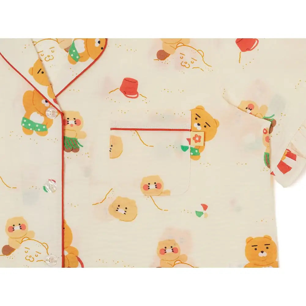 Kakao Friends - Sandplay Cooling Women Pajamas Set - Kakao Friends - Clothing - Harumio