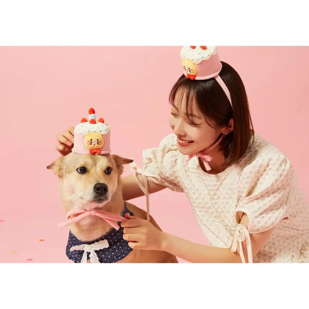 Kakao Friends - Choonsik Bling Party Cake Doll Hair Tie - Kakao Friends - Accessories - Harumio