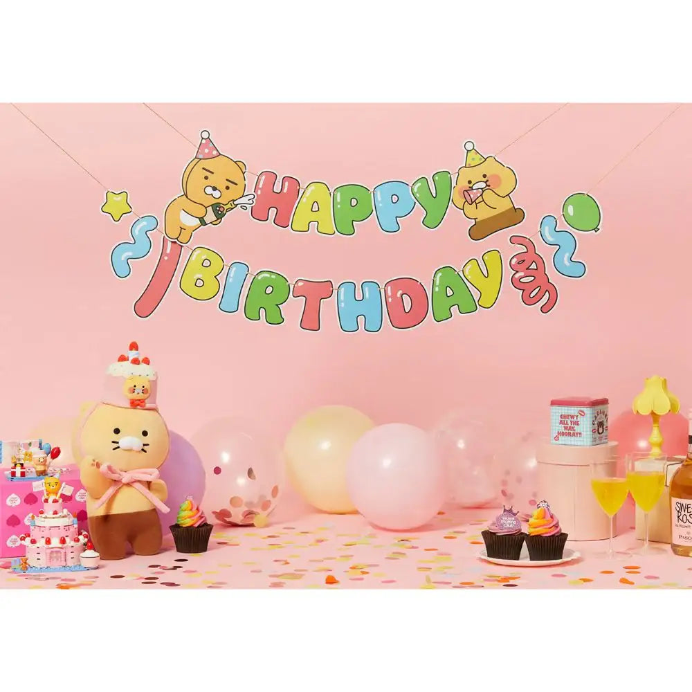 Kakao Friends - Ryan & Choonsik Bling Party HBD Garland - Kakao Friends - Accessories - Harumio