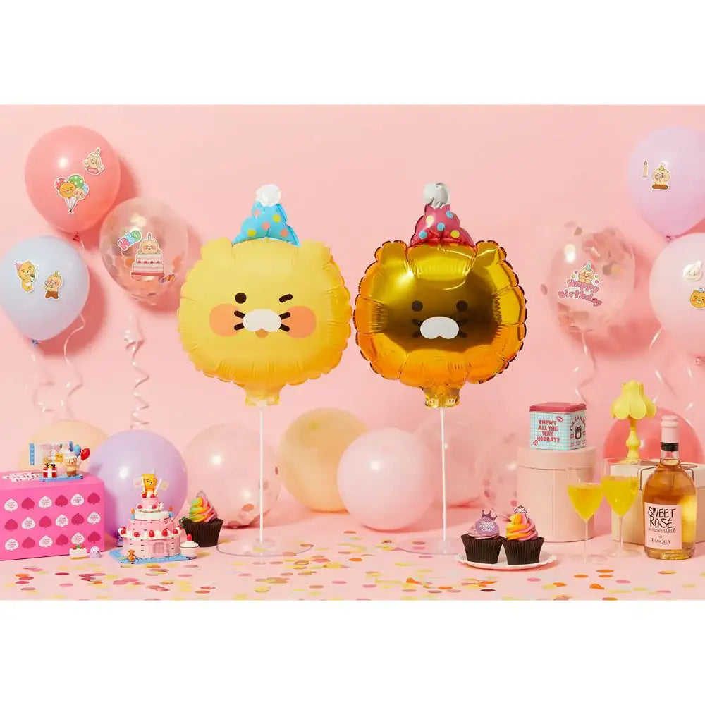 Kakao Friends - Choonsik Bling Party Conical Hat Face Balloon - Kakao Friends - Accessories - Harumio