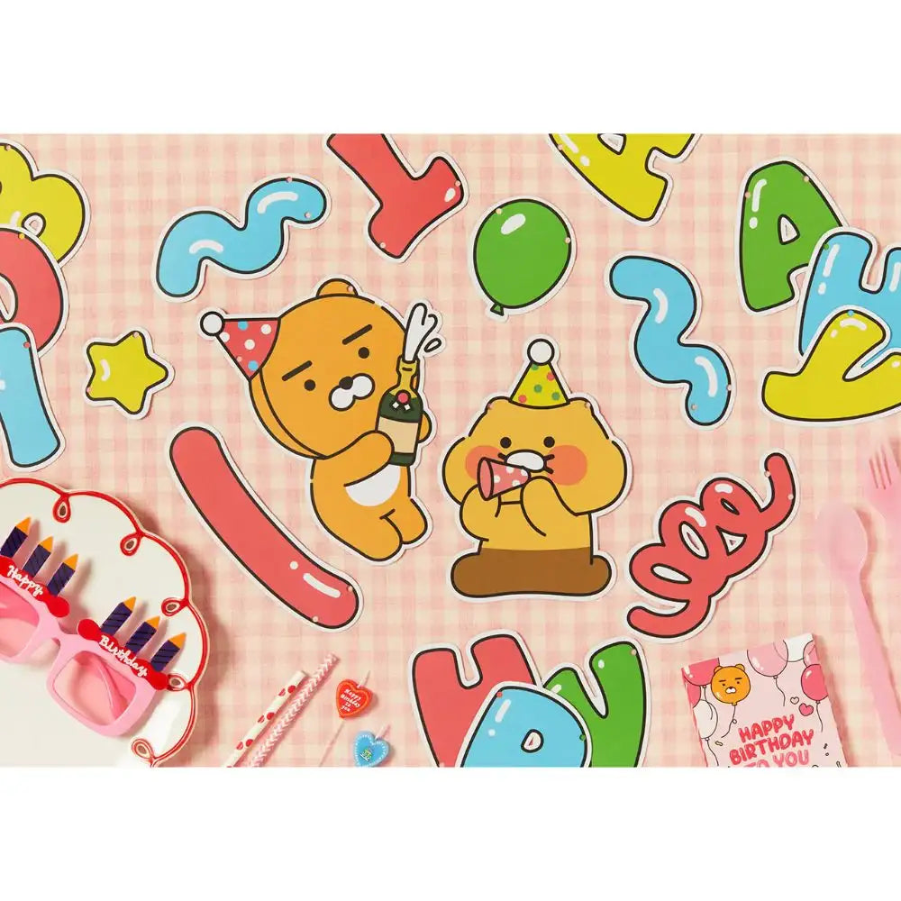 Kakao Friends - Ryan & Choonsik Bling Party HBD Garland - Kakao Friends - Accessories - Harumio
