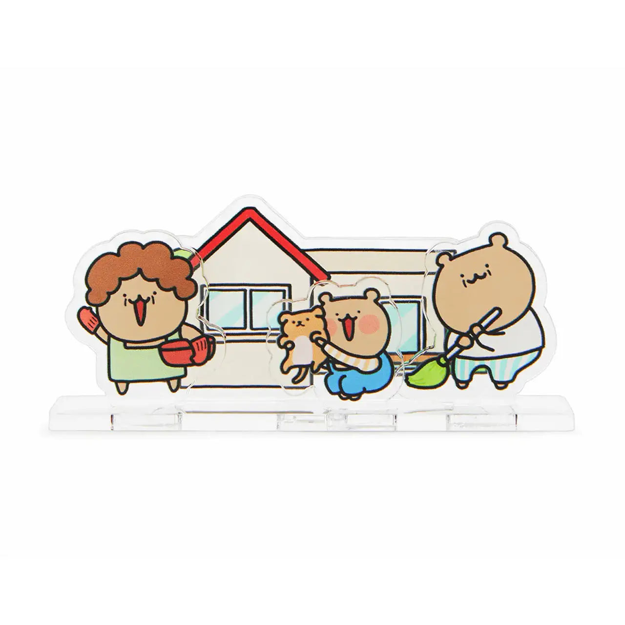 Kakao Friends - Wadada Bear Acrylic Prefabricated Life-size Stand - Kakao Friends - Acrylic Stand - Harumio