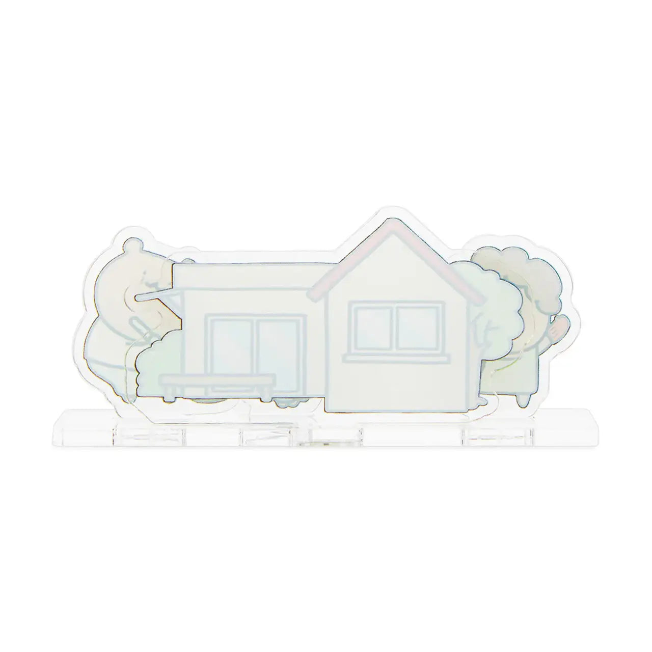 Kakao Friends - Wadada Bear Acrylic Prefabricated Life-size Stand - Kakao Friends - Acrylic Stand - Harumio