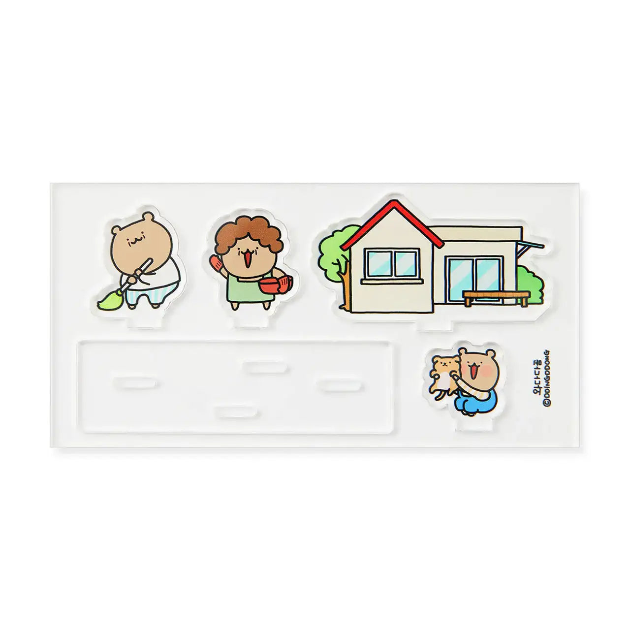 Kakao Friends - Wadada Bear Acrylic Prefabricated Life-size Stand - Kakao Friends - Acrylic Stand - Harumio