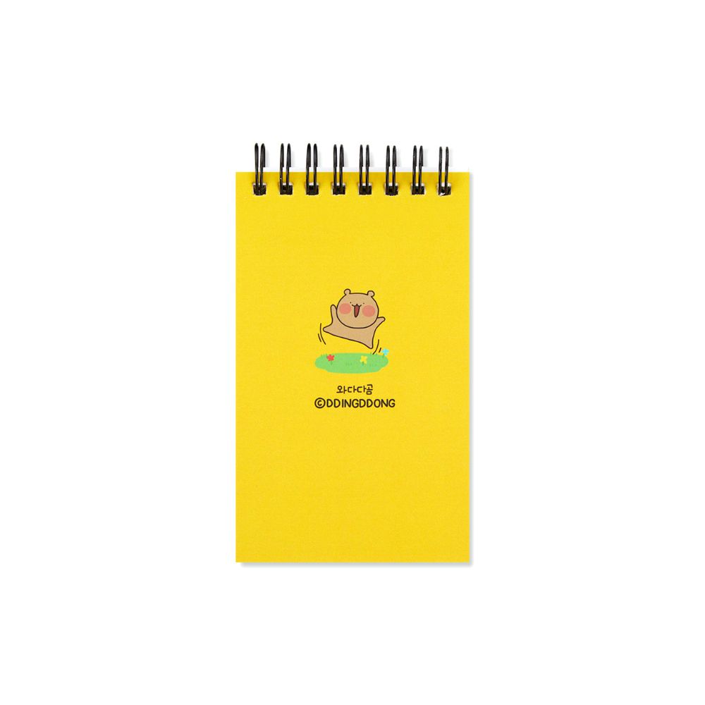 Kakao Friends - Wadada Bear Mini Spring Notebook