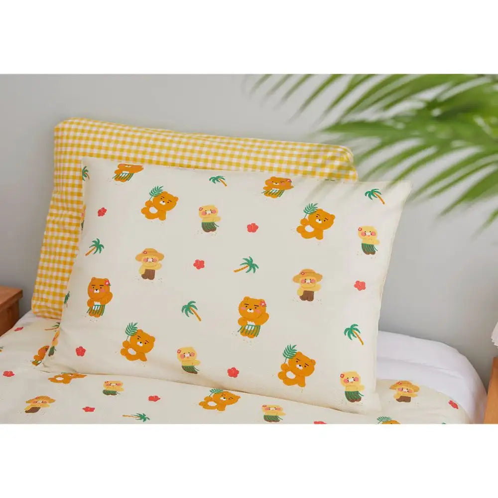 Kakao Friends - Ryan & Choonsik Hula Summer Sheet Cover Set - Kakao Friends - Home & Living - Harumio