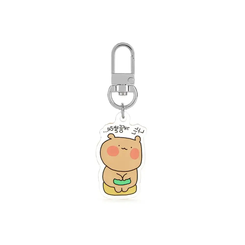Kakao Friends - Wadada Bear Mini Keyring - Kakao Friends - Home & Living, Accessories - Harumio