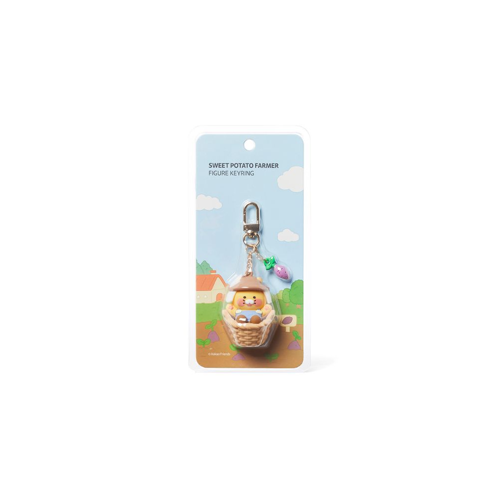 Kakao Friends - Choonsik Sweet Potato Farmer Figure Keyring