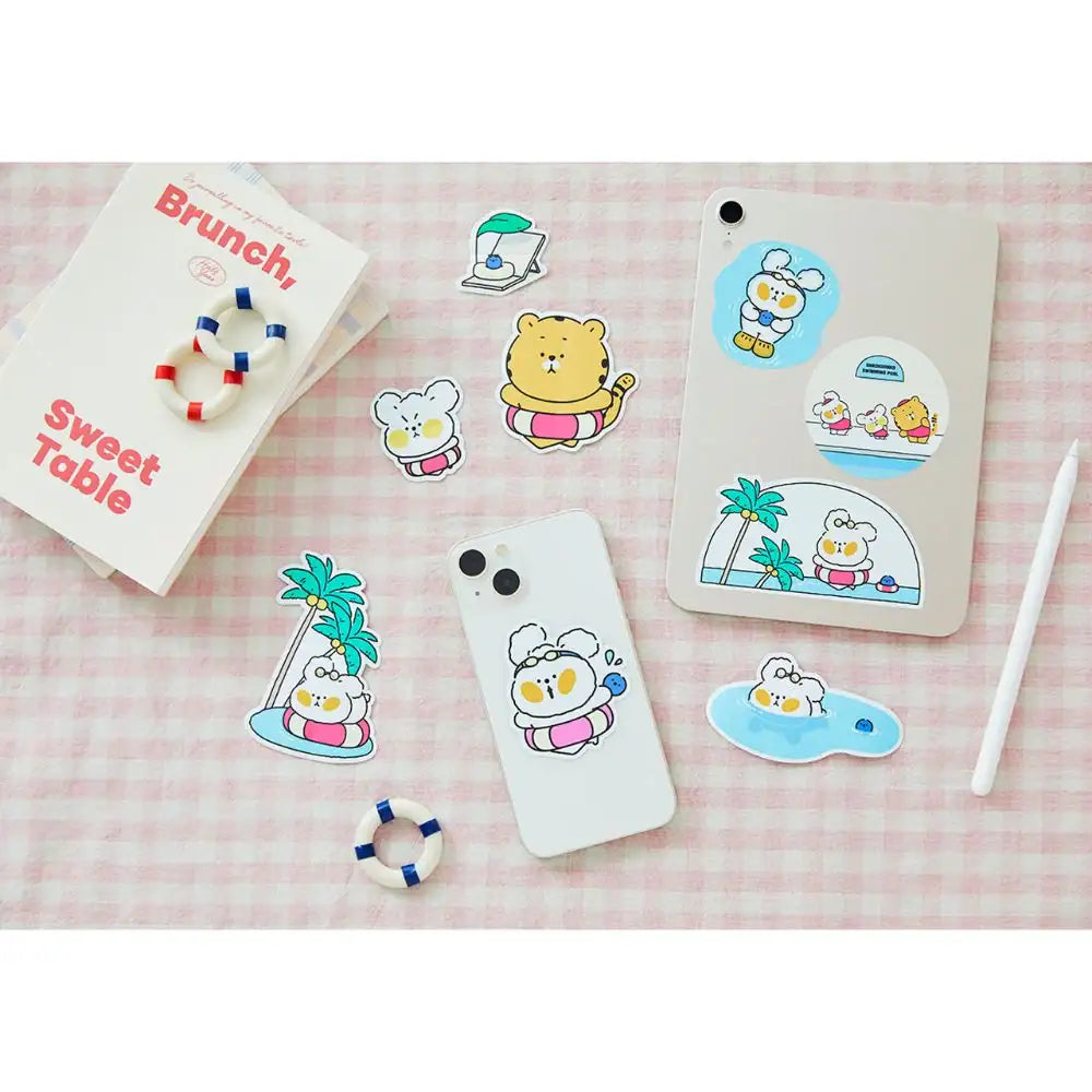 Kakao Friends - AnkokoAnko Summer Deco Sticker - Kakao Friends - Home & Living, Accessories - Harumio