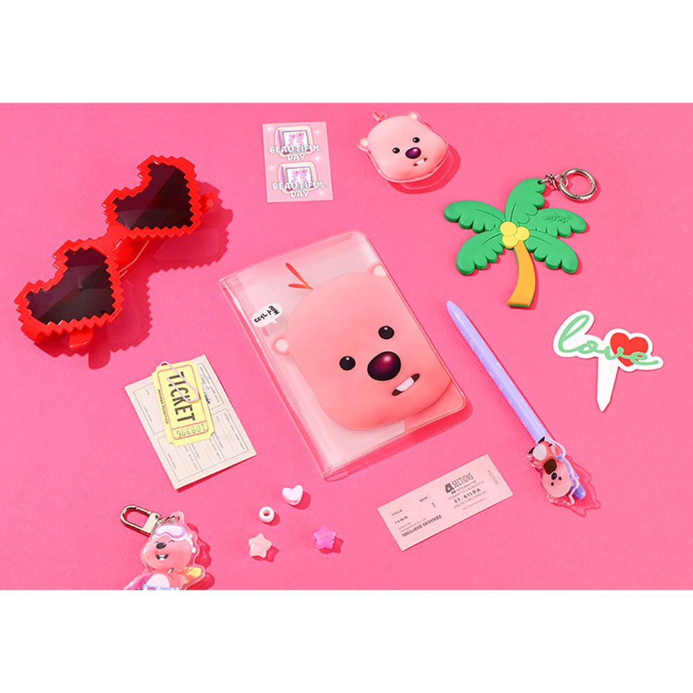 Kakao Friends x Zanmang Loopy - Travel with Zanmang Loopy Clear Passport Case