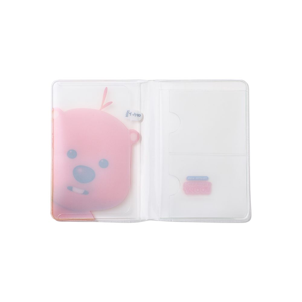 Kakao Friends x Zanmang Loopy - Travel with Zanmang Loopy Clear Passport Case