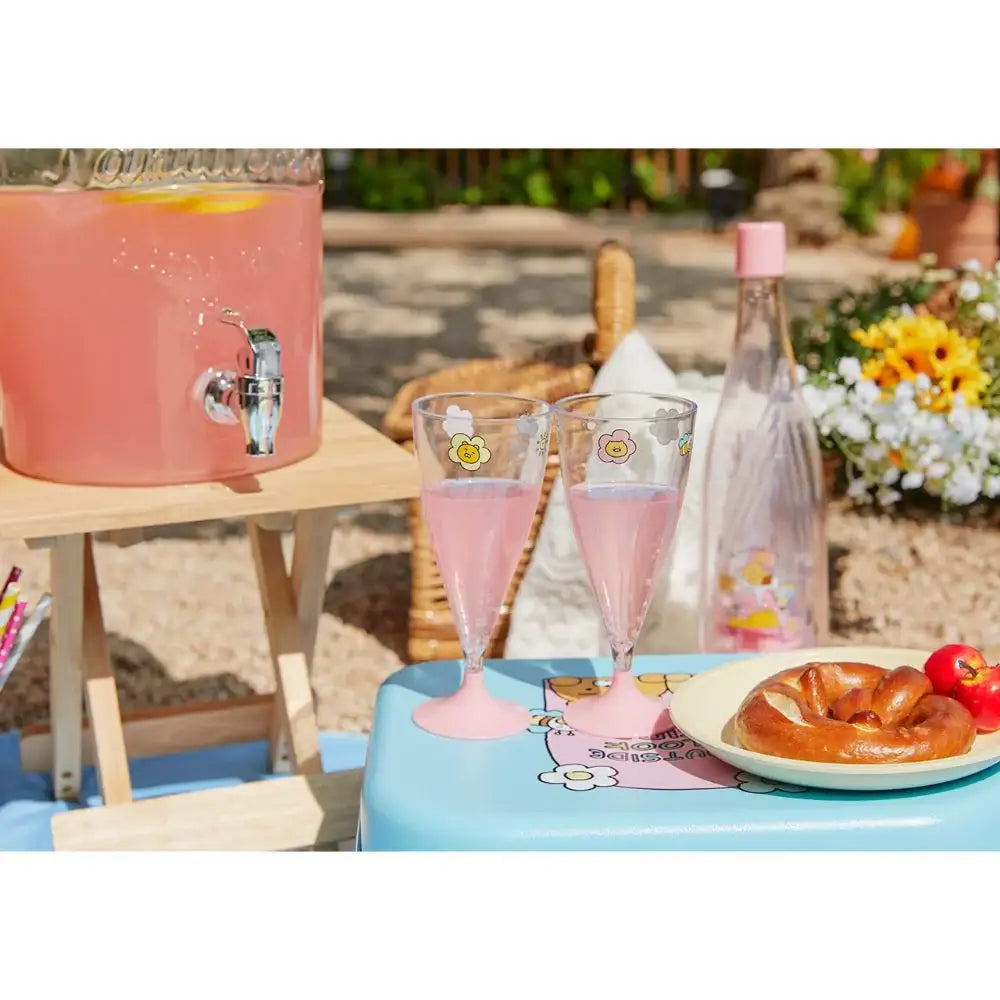 Kakao Friends - Ryan & Choonsik Blooming Day Wine Cup Set - Kakao Friends - Home & Living, Accessories - Harumio