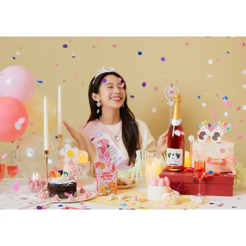 Kakao Friends - Ryan & Choonsik Happy Birthday Shoulder Ribbon Firecracker Card Set - Kakao Friends - Home & Living, Accessories - Harumio