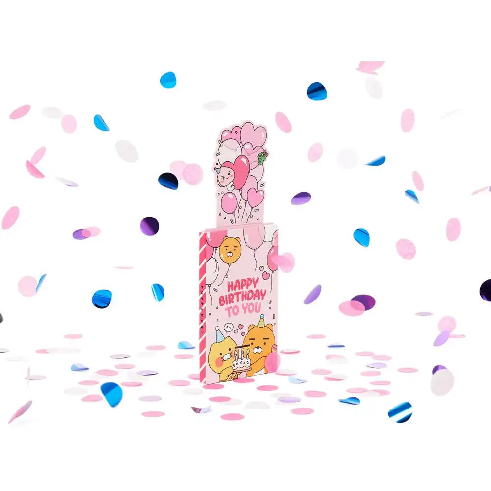 Kakao Friends - Ryan & Choonsik Happy Birthday Shoulder Ribbon Firecracker Card Set - Kakao Friends - Home & Living, Accessories - Harumio