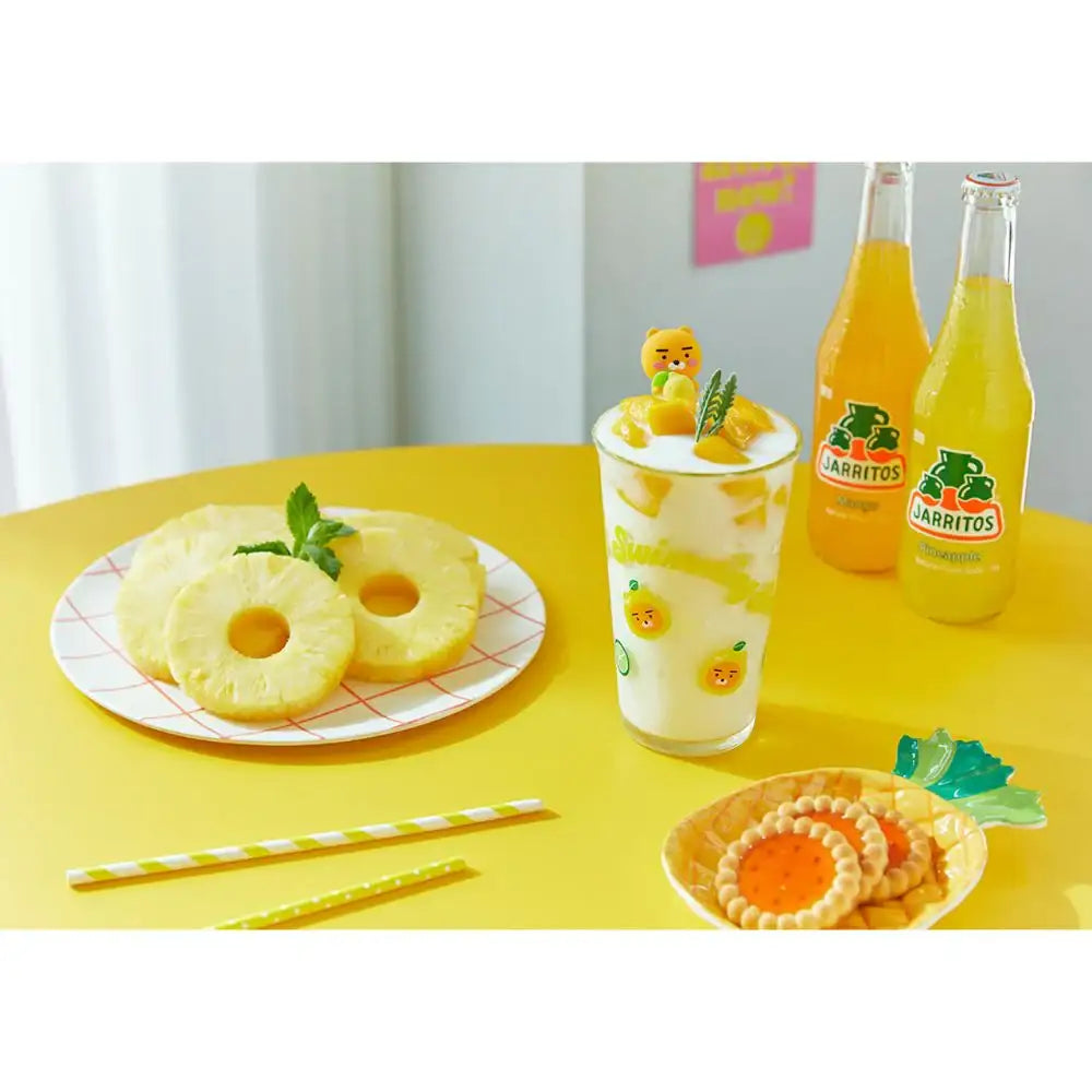 Kakao Friends - Swimming Soda City Cherry Figure Glass Cup - Kakao Friends - Home & Living, Accessories - Harumio