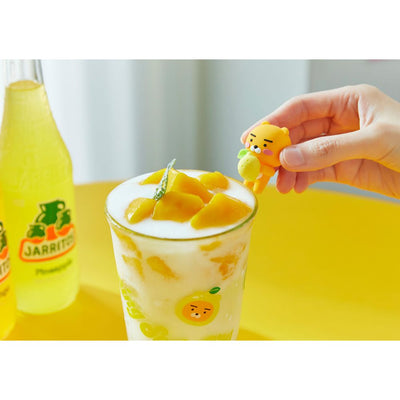 Kakao Friends - Swimming Soda City Cherry Figure Glass Cup