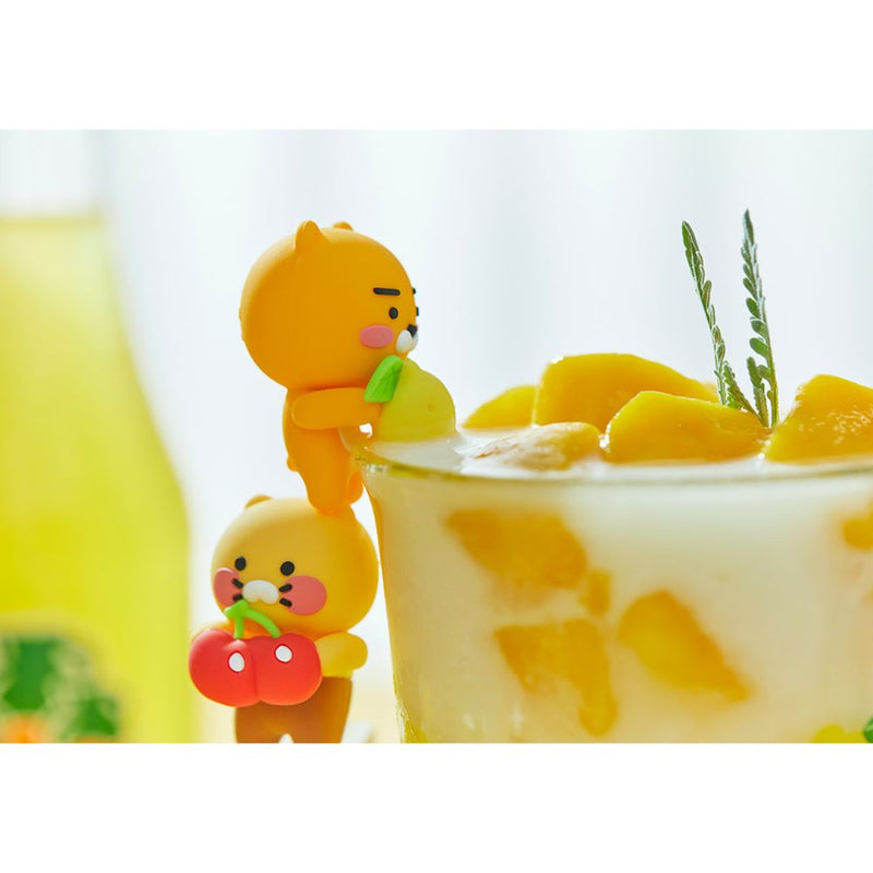 Kakao Friends - Swimming Soda City Cherry Figure Glass Cup