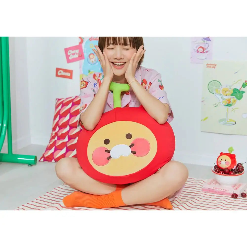 Kakao Friends - Swimming Soda City Choonsik Tomato Cushion - Kakao Friends - Plush - Harumio