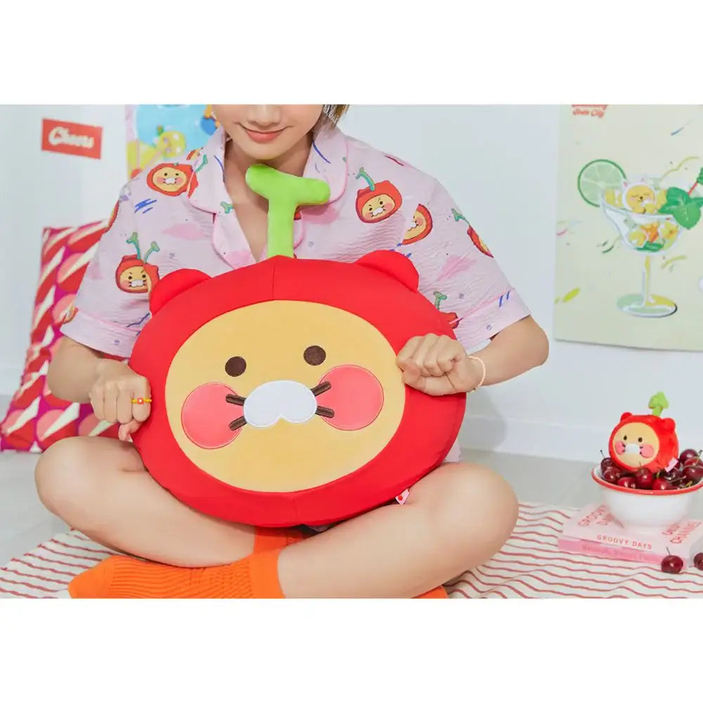 Kakao Friends - Swimming Soda City Choonsik Tomato Cushion - Kakao Friends - Plush - Harumio
